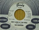 The Contours motown 45 First I Look At The Purse bw Searching For a Gordy promo