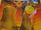 NUCLEAR ASSAULT Survive 1988 EX LP I.R.S. Metal Lyric Sheet