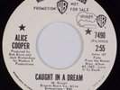 ALICE COOPER: Caught in A Dream US ’71 WB 7490 Glam Rock Straight Promo 45