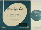 ENRICO MAINARDI BACH CELLO SOLO SUITE NO.2 OPERA ED.1 STEREO 3965 NM