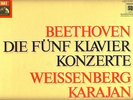 Beethoven Piano Concertos   Weissenberg  Karajan    Quadrophonic    Box 4 LP