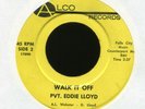 PVT. EDDIE LLOYD Walk it Off on Alco Ohio Rockabilly 45 Hear