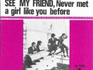 THE KINKS 45 SEE MY FRIEND+PS HOLLAND RARE 1965 FRANCE EXPORT