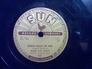 SUN RECORDS 78 RPM SINGLE GREAT BALLS OF FIRE BY JERRY LEE LEWIS ON SUN RECORDS