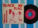 BLACK FLAG Nervous Breakdown 45 rpm 7