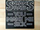 SATAN'S RATS, You Make Me Sick, 1978 Punk Vinyl Single.