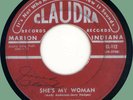 JIANTS She's My Woman / Tornado 45rpm Claudra 1959 Indiana rockabilly