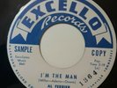 45rpm record RARE  AL FERRIER 'Hey Baby' ROCKABILLY EXCELLO PROMO M-