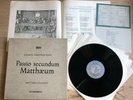 BACH St.Matthew Passion KARL RICHTER 1959 ED1 DGG ARCHIV STEREO 4LP Box MINT