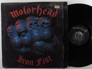 MOTORHEAD Iron Fist BRONZE LP VG+ uk SHRINK  