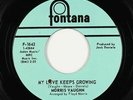 Crossover Soul 45 - Morris Vaughn - My Love Keeps Growing - Fontana - VG+ mp3