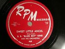 50'S BLUES BB KING Sweet Little Angel RPM 468 E+ Unplayed old stock