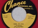 CHANCE 1141 Spaniels RED WAX ORIG RARE R&B 45 Mint Minus Baby, It's You