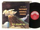 VICTORY CHORAL UNION He'll Welcome You Black Gospel R&B HARVEY Cover LP