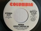 WINGS PAUL MCCARTNEY Arrow Through Me Columbia 1-11070 1979 45 NM Promo WLP