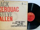 JACK KEROUAC STEVE ALLEN Poetry For The Beat Generation '59 Hanover MONO RARE