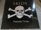 THE SKIDS PEACEFUL TIMES HAND SIGNED AUTOGRAPH LIMITED WHITE VINYL LP ALBUM NEW