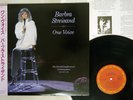 BARBRA STREISAND ONE VOICE CBS/SONY 28AP 3333 Japan OBI PROMO VINYL LP