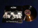 AC/DC Let There Be Rock Blue Roo Aussie 1st Press Alberts Vinyl LP Record OOP EX