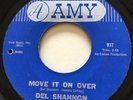 GARAGE PUNK Del Shannon MOVE IT ON OVER Amy 45 rare KILLER fuzz screamer