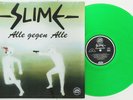 Slime -Alle Gegen Alle LP GREEN WAX + POSTER Targets Buttocks Razzia Razors Punk