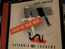 RARE Paul Robeson - Songs Of Free Men 78 Rpm Vinyl Record Set VG