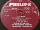 Henryk Szeryng Mozart Violin Concertos No.5 & 6 Philips Gibson UK 1st 1966 NM