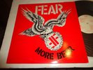 Fear More Beer LP Vinyl Record w/ Insert Restless Records 72039-1 1985