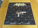 ANTHRAX AMONG THE LIVING ORIGINAL UK VINYL ALBUM ILPS 9865 MEGAFORCE 1986 MINT