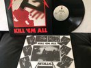 Metallica Kill 'Em All LP  Elektra NEAR MINT 1990 PRESSING heavy metal nm