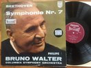 BRUNO WALTER Beethoven No.7 Orig.1ED NL Philips HIFI-STEREO LP M-