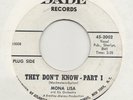 NORTHERN  SOUL  / NEW BREED R'N'B -- MONA LISA  -- THEY  DON'T KNOW