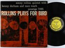 Sonny Rollins - Plays For Bird LP - Prestige - PRLP 7095 Mono DG RVG 446 W 50th