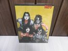 KISS Victor Promo Poster for Love Gun LP Album w/Wooden Panel Japan Made RARE