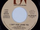 LOVE AFFAIR: I Can’t Stop Loving You US UA Rare Northern Modern Soul 45 NM- HEAR