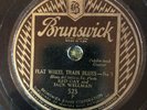 Bruns 523 Gay & Wellman FLAT WHEEL TRAIN BLUES  78rpm COUNTRY E- 1930 fiddle