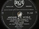 EDDIE FISHER - AROUND THE WORLD / LULLABY IN BLUE - 78 RPM - SOUTH AFRICA - VG+