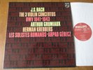 Bach - The 3 Violin Concs / Grumiaux / Krebbers / Philips 9500 614 Stereo Ed1 NM