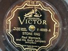 Victor 40009 Paul Warmack Gully Jumpers STONE RAG V+ 78 rpm 1st NASHVILLE  1928