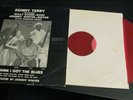 BLUES HARMONICA LP: SONNY TERRY w/ JOHNNY WINTER 1st press MAD ALBINO Red Vinyl