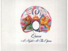 QUEEN A Night At The Opera LP VINYL 12 Track With Inner. 80's Reissue With Bar