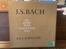 TORTELIER / BACH 3 LP BOX Six Suites For Cello PATHE FALP 696-698