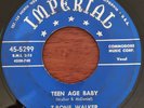 45 rpm records rare Blues, from All Time Bluesman, T Bone Walker, Teenage Baby