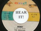 The Miracles DOO WOP 45 (End 1084) Money /I Cry  w/ Smokey Robinson