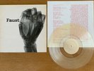 FAUST - SAME CLEAR VINYL LP - 1971 POLYDOR 2310142 GERMANY + INSERT  EX+