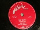 50'S BLUES SHOUTER BIG DUKE Baby Beat It FLAIR 1029 EE+