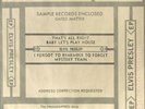 Elvis Presley SPD-15 Reproduction  45 rpm EP Record  Sleeve