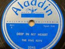 FIVE KEYS r&b 78 DEEP IN MY HEART How Do You Expect on MINT Minus Aladdin RJ 529