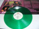 THE DOGS D,AMOUR - IN THE DYNAMITE JET SALOON - GREEN VINYL - GOLD PROMO STAMP