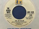 Beach Boys 45 Sail on Sailor / Only With You 1975 Reprise 1325 Dennis Wilson